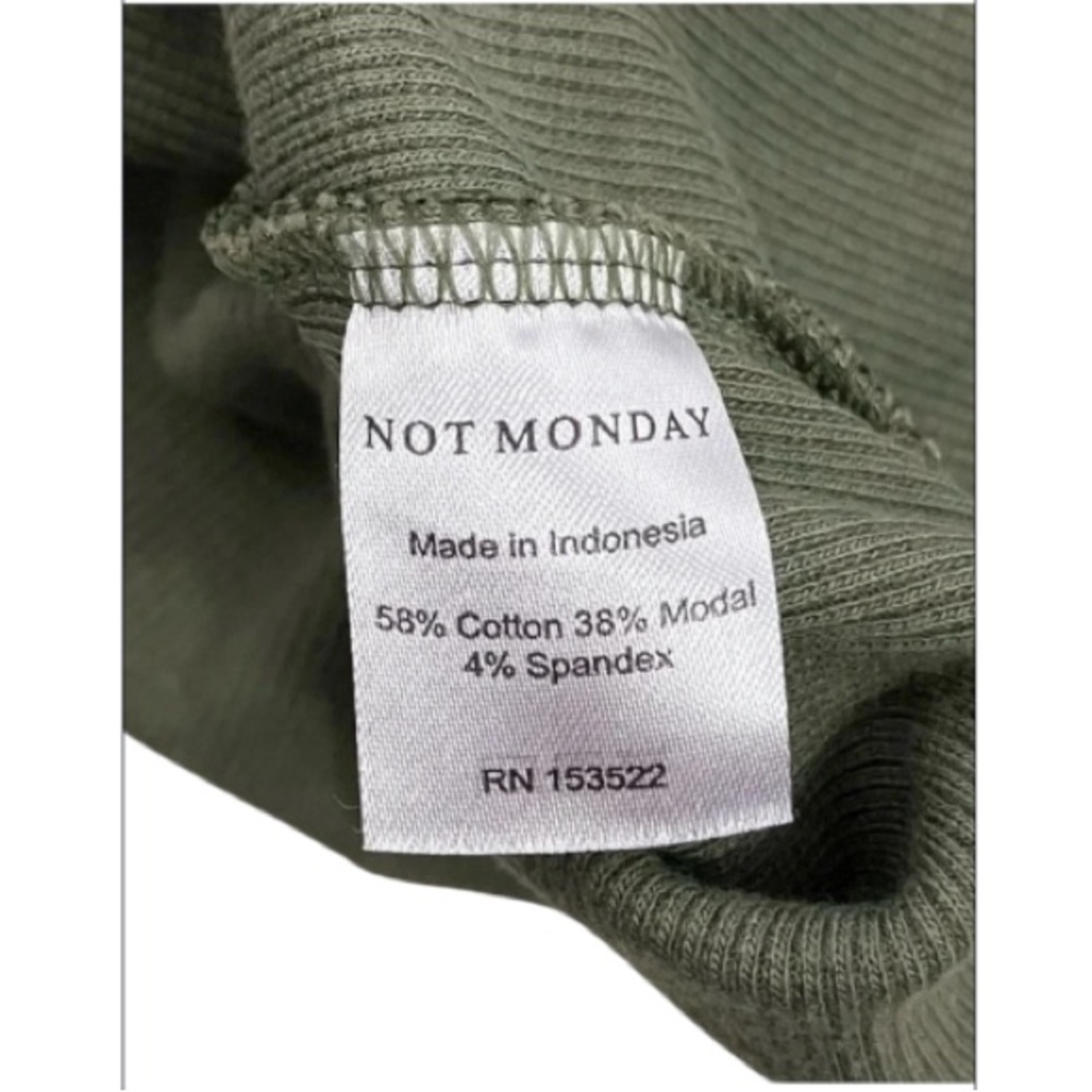 New Not Monday Ribbed Tank - Picture 5 of 5